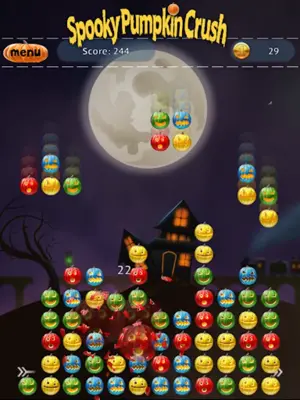 Spooky Pumpkin Crush android App screenshot 0