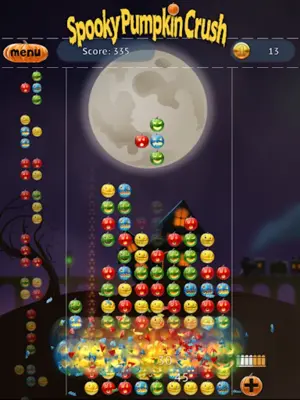 Spooky Pumpkin Crush android App screenshot 1