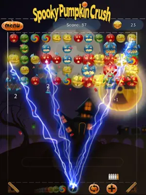 Spooky Pumpkin Crush android App screenshot 2